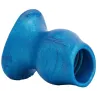 Oxballs Plug Tunnel Pig-Hole Platinum Bleu 12 x 8.5 cm